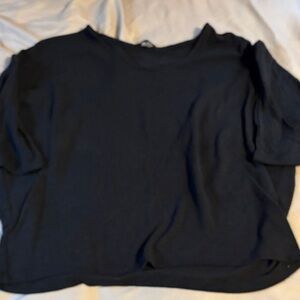 Laila Jayde Navy Short Sleeve Top